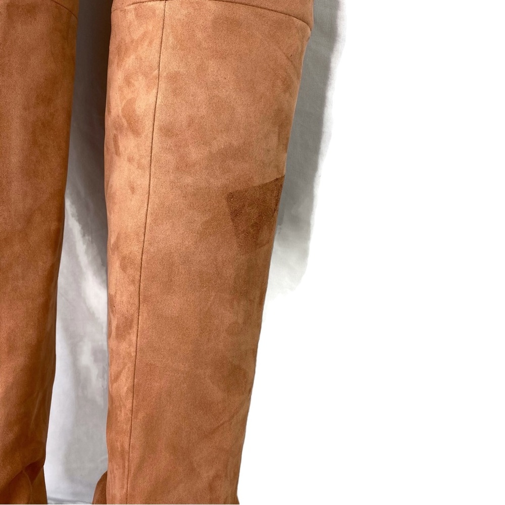 Jeffery Campbell Pillar Hi Over The Knee Stiletto Blush Stretch Boots 8.5 - Picture 9 of 15